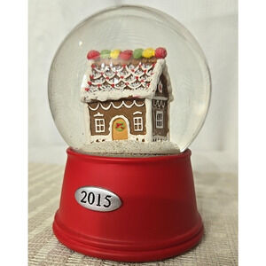 Threshold 2015 Snow Globe Gingerbread House "We Wish You a Merry Christmas"